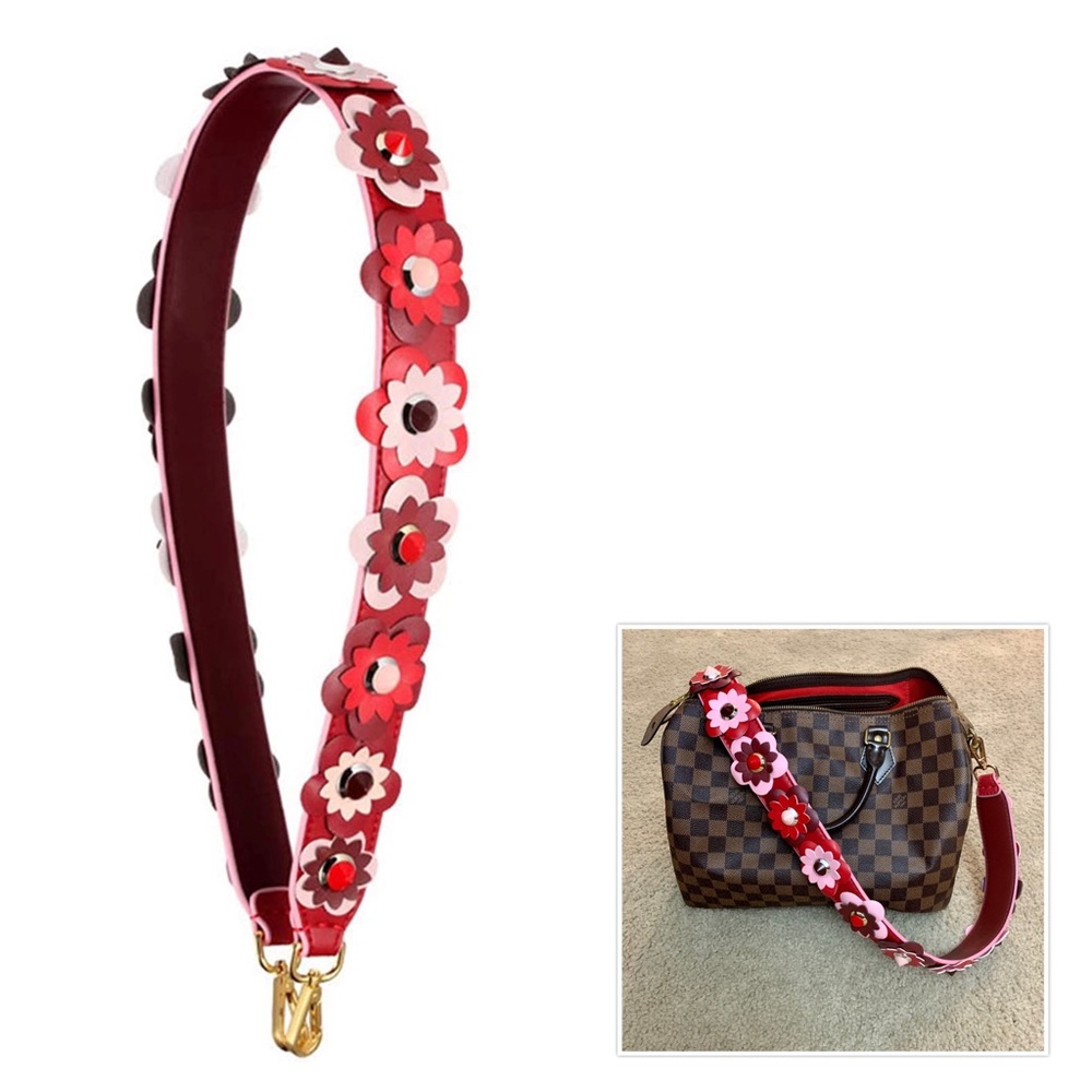 NWT Leather Flower - Purse Shoulder Strap